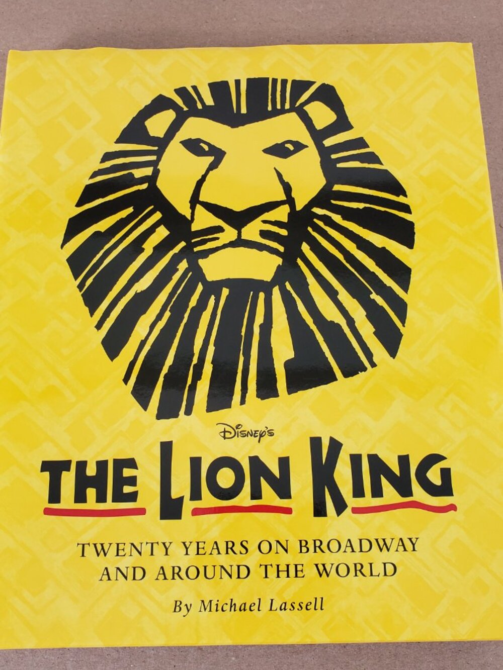 The Lion King Twenty Years on Broadway Coffee Table Picture Book Souvenir